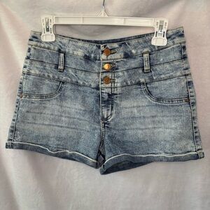 Tinseltown Denim Couture Jean Shorts Size 8